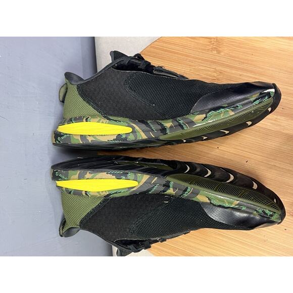 Adidas Fortarun‎ S23770 Black Running Shoes Mens 7 Sneakers Camo Green Casual - Picture 6 of 8